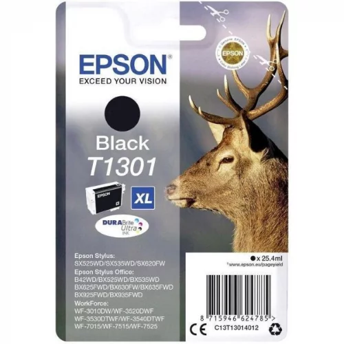 Картридж струйный Epson C13T13014012, черный, 945 стр., для Epson B42WD