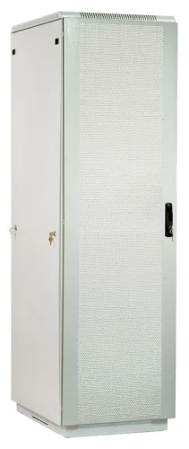 Шкаф телекоммуникационный напольный 42U (600x800) дверь перфорированная (3 места) (ШТК-М-42.6.8-4ААА)