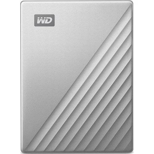 Внешние HDD/ Portable HDD 2TB WD My Passport ULTRA (Silver), USB-C/USB 3.2 Gen1, 110x82x13mm, 130g /12 мес./ фото 2