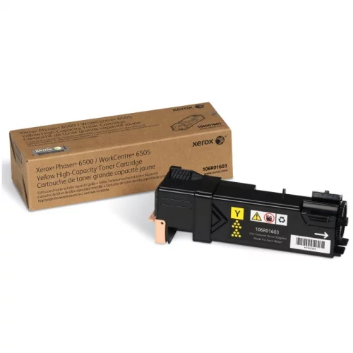 Тонер Картридж Xerox 106R01603, желтый, 2500 стр., для Xerox Ph 6500/ WC 6505