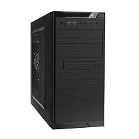Exegate EX272746RUS Корпус Minitower Exegate QA-412U Black, mATX, , 2*USB+2*USB3.0, Audio
