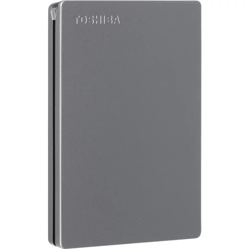 Внешние HDD и SSD/ Portable HDD 1TB Toshiba Canvio Slim (Silver), Metal, USB 3.2 Gen1, 107x75x9mm, 115g /12 мес./