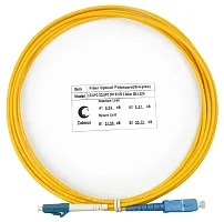 Cabeus FOP(s)-9-LC-SC-3m Шнур оптический simplex LC-SC 9/ 125 sm 3м LSZH