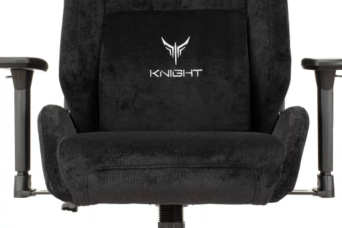 Кресло игровое Knight N1 Fabric черный Light-20 с подголов. крестов. металл (KNIGHT N1 BLACK) фото 2