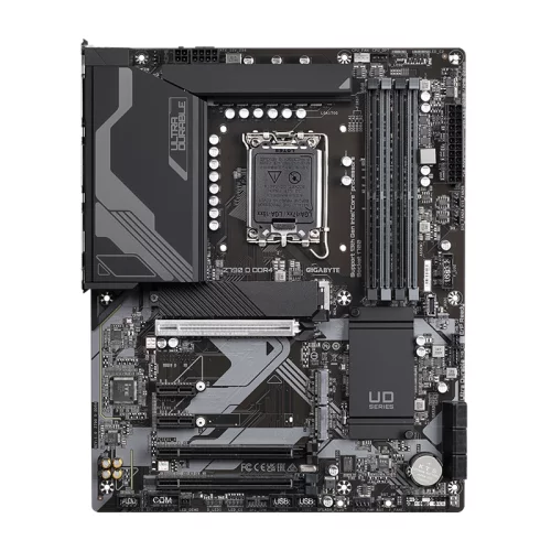 GIGABYTE Z790 D DDR4, LGA1700, Z790, 4*DDR4, HDMI, 6 SATA 6 Гб/ с, M2, Audio, Gb LAN, USB 3.2, USB 2.0, Type-C, ATX
