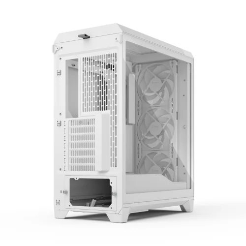Корпус ПК без блока питания/ Case Fractal Design Meshify 3 TG Clear Tint, Midi-Tower, 3x140mm, 2xUSB-A 3.2 + 1xUSB 3.2 Type-C E-ATX, ATX, mATX, mITX, White (FD-C-MES3A-04) фото 11