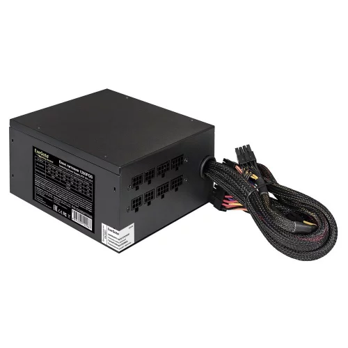 Exegate EX285977RUS Блок питания 1200W ExeGate Gaming Standard 1200PGS RTL, ATX, black, APFC, 14cm, 24p+2*(4+4)p, PCI-E, 5SATA, 4IDE