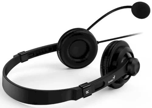 Гарнитура Genius HS-230U, черная, USB, 2.4м (31710021401) фото 3