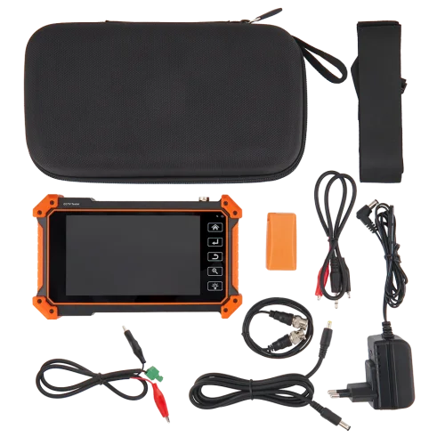 Прибор Тестер цифровых и аналоговых систем видеонаблюдения, сенсорный дисплей 5.4 (LAN-TST-CCTV-500-IP)