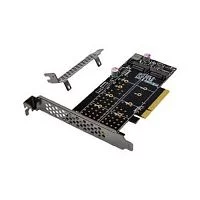 ORIENT C303E2 , Переходник PCI-Ex8-]2 x M.2 M-key NVMe SSD, тип 2230/2242/2260/2280/22110, 2 планки крепления в комплекте (31325)