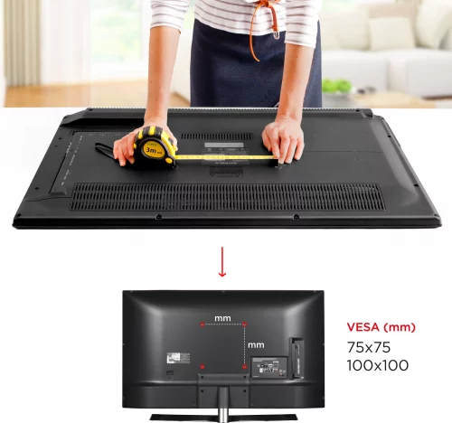 Кронштейн для телевизора Holder LCDS-5002 металлик 10-26 макс.25кг настенный наклон (LCDS-5002 METALLIC) фото 7