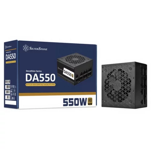 SST-AX0550MCGD-A (SST-AX0550MCGD-A) 550W, 80 PLUS Gold, Full Modular, 1*12V, 120mm FAN 18dBa, RTL (811109) {5} (G540DA550G00220)