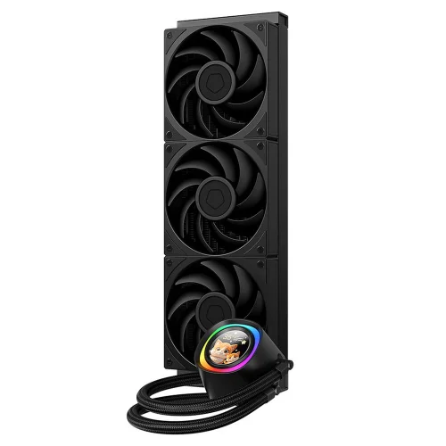 Вентилятор Cooler ID-Cooling FX360 LCD PE BLACK LCD SCREEN 350W/ all Intel/AMD/ no LED fan фото 2