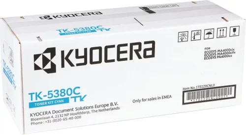 Картридж лазерный Kyocera TK-5380C 1T02Z0CNL0 голубой (10000стр.) для Kyocera PA4000cx/ MA4000cix/ MA4000cifx