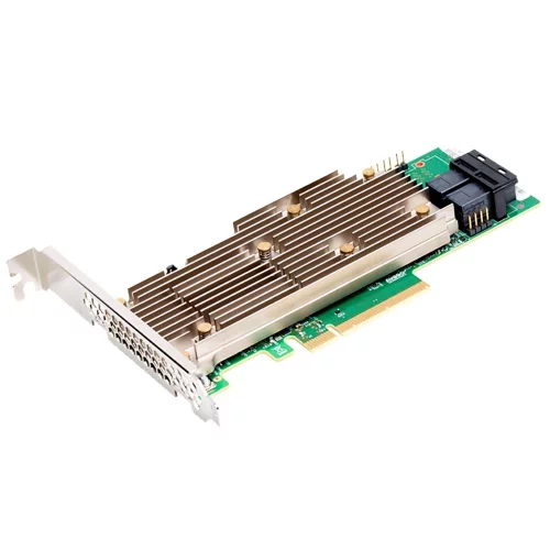 RAID-контроллер Broadcom 9460-8i SGL (05-50011-02) PCIe 3.1 x8 LP, SAS/ SATA/ NVMe, RAID 0,1,5,6,10,50,60, 8port(2 * int SFF8643), 2GB Cache, 3508ROC (05-50011-02011 / 03-50011-33011)