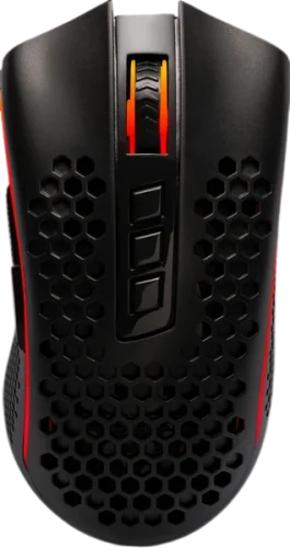 REDRAGON STORM PRO чёрная Беспроводная игровая мышь (USB, 2.4G, Pixart P3335, Huano, 8 кн., 16000 Dpi, RGB подсветка, 500 мАч) (78127)