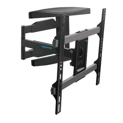 Кронштейн Kromax ATLANTIS-60 (28015) (28015) Кронштейн Kromax ATLANTIS-60 настенный для LED/LCD TV 26-65, наклон +2° -12°, поворот 180°, от стены 60-700 мм, max 40 кг, черный (28015)
