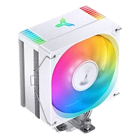 Кулер для процессора/ CPU Cooler JONSBO CR-1000 EVO ARGB (220W, 4-pin PWM, 154mm, Al/ Cu, 4x6mm, ARGB, 1x120mm, 59.48CFM, 32.0dBA, 1500RPM, S: 1700/ 1200/ 115X, AM4/ AM5 White) (CR-1000 EVO ARGB WHITE)