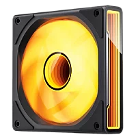 Кулер для корпуса/ Case Cooler JONSBO ZK-120BR Reverse (123x120x28mm, 4-pin PWM, ARGB, 47.71CFM, 30.7dBA, 1800RPM, Black, 3pcs)