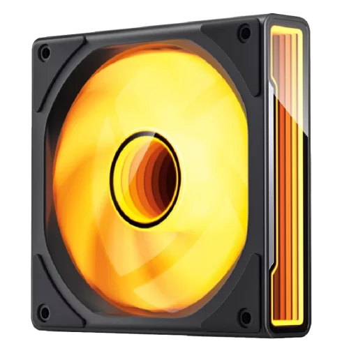 Кулер для корпуса/ Case Cooler JONSBO ZK-120BR Reverse (123x120x28mm, 4-pin PWM, ARGB, 47.71CFM, 30.7dBA, 1800RPM, Black, 3pcs)