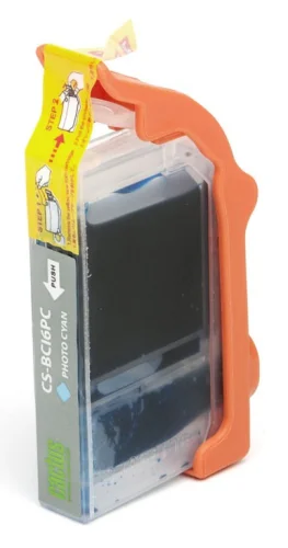 Картридж струйный Cactus CS-BCI6PC светло-голубой (12мл) для Canon BJC-8200; PIXMA MP750/ MP760/ MP780/ iP4000/ iP5000/ iP6000D/ iP8500; S800/ S820D/ S830D/ S900/ S9000/ i865/ i905D/ i9100/ i950/ i965/ i990/ i9900/ i9950 с чипом