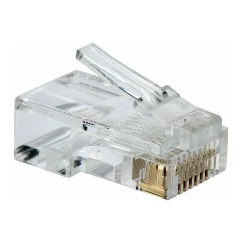 5bites US100A/US010A Коннектор RJ-45 8p8c 6кат., зол.напыление (1шт)