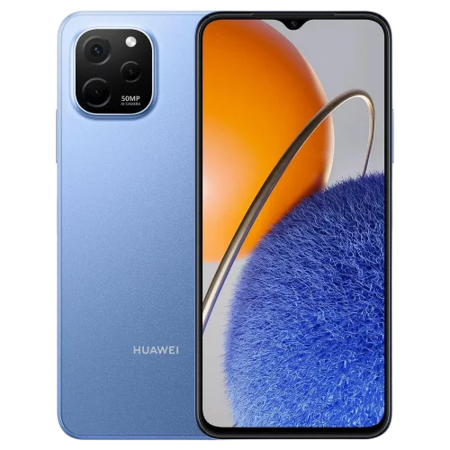 Смартфон Huawei EVE-LX9N nova Y61 128Gb 4Gb синий моноблок 3G 4G 2Sim 6.52