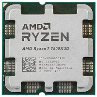 Процессор/ CPU AM5 AMD Ryzen 7 7800X3D (8C/16T, 4.2/5.0GHz, 96MB, 120W) OEM (100-000000910)