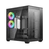 Корпус Компьютер без блока питания/ Case Ocypus Delta C74 BK ARGB, Midi-Tower, TG, 2x120mm ARGB, 2xUSB-A 3.0 + 1xUSB-C 3.1, ATX, mATX, mITX Black (DELTA-C74-BKD200XX-GL)