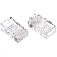 Gembird коннектор RJ45 8P8C (100 шт. в уп) без вставки , кат. 5 е (PLUG3UP6/ 5) (PLUG3UP6/5)