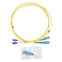 Кабельная сборка Hyperline FC-D2-9-LC/ UR-SC/ UR-H-2M-LSZH-YL Патч-корд волоконно-оптический (шнур) SM 9/ 125 (OS2), LC/ UPC-SC/ UPC, 2.0 мм, duplex, LSZH, 2м (FC-D2-9-LC/UR-SC/UR-H-2M-LSZH-YL)