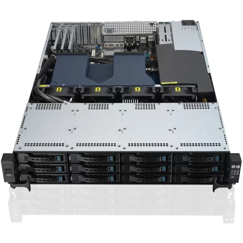 Серверная платформа Asus RS520-E9-RS12U V2/ 2x LGA 3647/ x16 RIMM/ noHDD (up 12LSFF)/ 2x 10Gb OCP/ 2x 800W (up 2) (90SF0051-M06810)