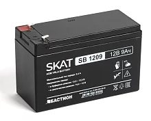 (2540) Бастион SKAT SB 1209 АКБ СК 12В/ 9Ач/ макс. ток заряд 2,7А/ F1/ Срок службы 6 лет/ 1,5 л.г