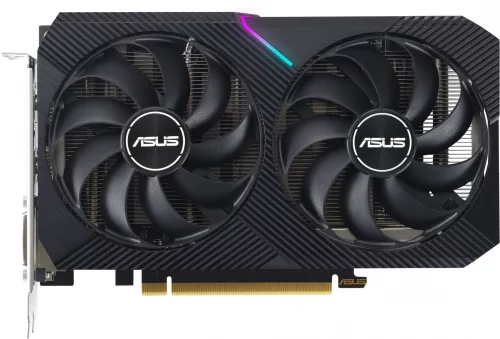 Видеокарта/ VGA ASUS NVIDIA GeForce DUAL-RTX3050-O8G-V2 8GB, GDDR6/128-bit, PCIe 4.0, 1xDVI-D, 1xHDMI 2.1, 1xDP, 2-slot 90YV0GH6-M0NA00