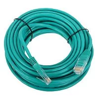 Патч-корд TWT UTP кат. 5e 15 м зеленый (TWT-45-45-15-GN)