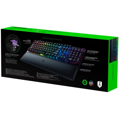 Игровая клавиатура Razer Huntsman V2 (Purple Switch) - Russian Layout Gaming Keyboard/ Razer Huntsman V2 (Purple Switch) Gaming keyboard - Russian Layout (RZ03-03931300-R3R1) фото 6