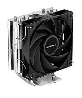 Кулер для процессора DEEPCOOL AG400 WH ARGB V2 LGA1851/1700/1200/115X/AM5/AM4 (18шт/кор, TDP 220W, PWM, ARGB Fan 120mm, 4 тепл. трубки, белый) RET