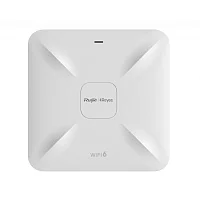 Ruijie Reyee AX1800 Wi-Fi 6 dual-band Gigabit ceiling mount AP, dual Gigabit LAN uplink ports, built-in antennas, dual-band 2.4GHz/5GHz, 802.11ax, 802.11ac wave2/wave1, up to 1775Mbps access rate per (RG-RAP2260(G))