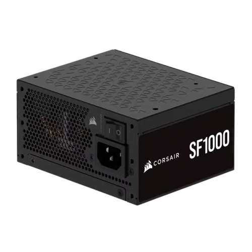 Блоки питания/ Power Supply Corsair SF1000, Model RPS0176, 1000W 80+ Platinum (SFX, 3.1, PCIe 5.1, Full modular, 1x24(20+4)pin, 1x12VHPWR, 2x4+4-pin CPU +12V (EPS), 3x4-pin Molex, 4x6+2-pin PCIe, 8xSA (CP-9020257-EU)