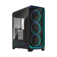 Корпус Компьютер без блока питания/ Case Fractal Design Meshify 3 Ambience Pro RGB TG Light Tint, Full-Tower, 3x140mm ARGB, 2xUSB-A 3.2 + 1xUSB 3.2 Type-C, E-ATX, ATX, mATX, mITX, Black (FD-C-MES3A-03)