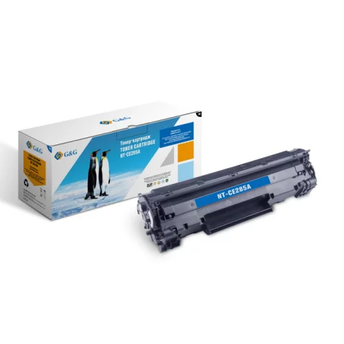 Тонер-картридж G&G NT-CE285A, черный 1600 / страниц для HP LJ Pro P1102/ 1102w M1130/ 1212nf Canon LBP-6018