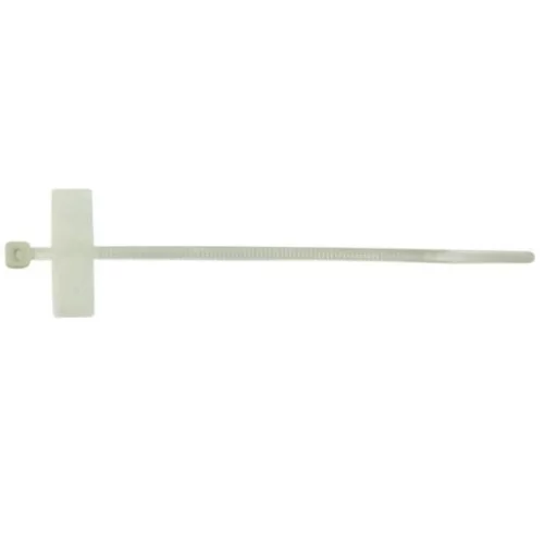 Gembird MPT-210x3.0 Стяжки пластиковые 210 мм х 3.0 мм с площадками для маркировки (100 шт.)(MPT-210x3.0)