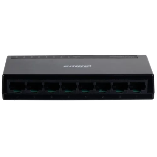 Коммутатор DAHUA DH-PFS3008-8GT-L (DH-PFS3008-8GT-L) *Коммутатор DAHUA DH-PFS3008-8GT-L 8-портовый гигабитный неуправляемый коммутатор, 8xRJ45 1Gb, коммутаця 16 Гбит/ с, MAC-таблица 2K, пластик