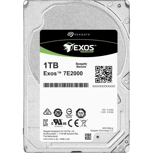 Жесткий диск Seagate Exos 7E2000 HDD 2,5 SATA 1Tb, 7200 rpm, 128Mb buffer, 512N, ST1000NX0423, 1 year