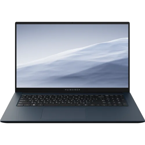 Ноутбук Maibenben M17A-R343UM 17.3(1920x1080 IPS (60Hz))/ AMD Ryzen 3 4300U(2.7Ghz)/ 16384Mb/ 512PCISSDGb/ Int:AMD Radeon/ Cam/ BT/ WiFi/ 45WHr/ war 1y/ 2.06kg/ Blue/ Win11Home + Screen 60Hz, 300nits, 16:9 (M17A-R343UM0F14HU4EB0)