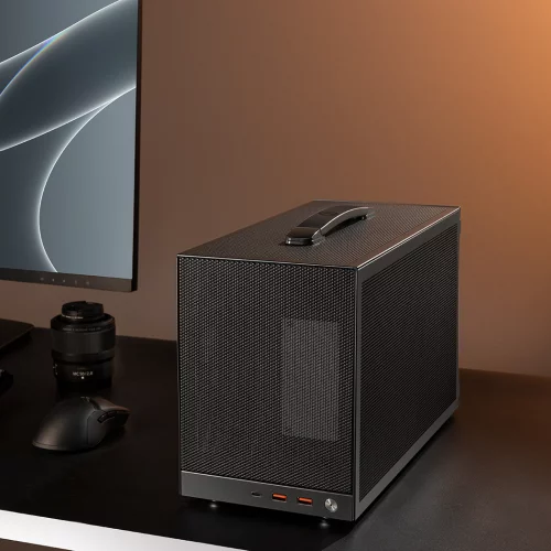 Корпус без блока питания/ Case PCCooler K101 MESH GY 3F, Mini-Tower, Mesh, 3x120mm, 2xUSB-A 3.0 + 1xUSB-C 3.1, SFX PSU Support, mITX Grey фото 8