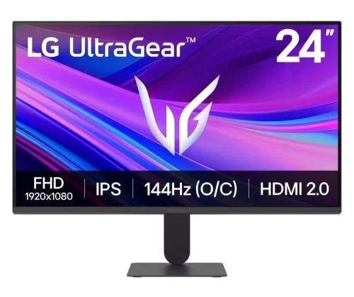 Монитор LG 23.8 UltraGear 24G411A-B черный IPS LED 5ms 16:9 HDMI матовая 1500:1 250cd 178гр/ 178гр 1920x1080 144Hz DP FHD 3.3кг (24G411A-B.ARUZ)