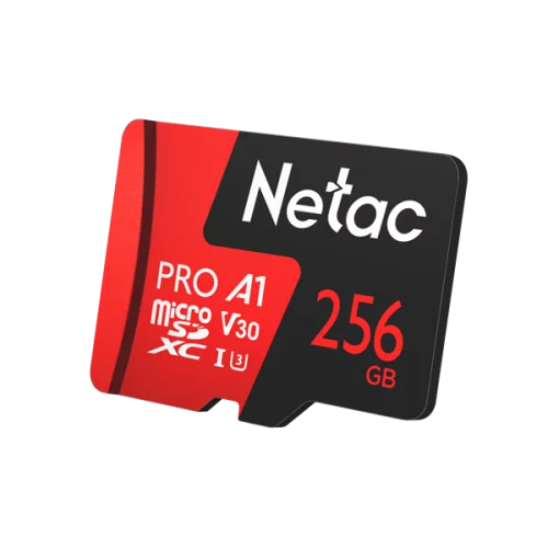 Флеш карта microSDHC 256GB Netac P500 PRO <NT02P500PRO-256G-S> (без SD адаптера) 100MB/ s