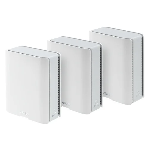 Маршрутизатор ASUS BT8(W-3-PK) WiFi 7 2.5G USB+2x1G 8643+4323+688Mbps 6GHz/ 5GHz/ 2.4GHz (90IG0930-MO3B40)