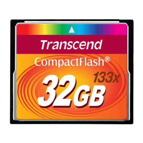 Карта памяти/ Transcend 32GB CF Card (133X) (TS32GCF133)